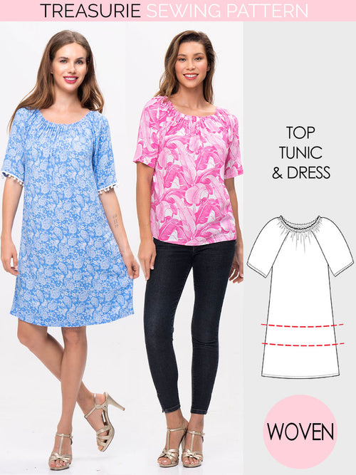 Amazon.com: Vikisews Sewing Patterns for Women - Stacy Dress Sewing Pattern  for Women, Size US2 - US20 Plus Size - Appropriate for Beginners with Easy  to Follow Sewing Instruction : Arts, Crafts & Sewing