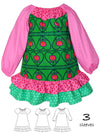 girls dress pattern, peasant dress pattern