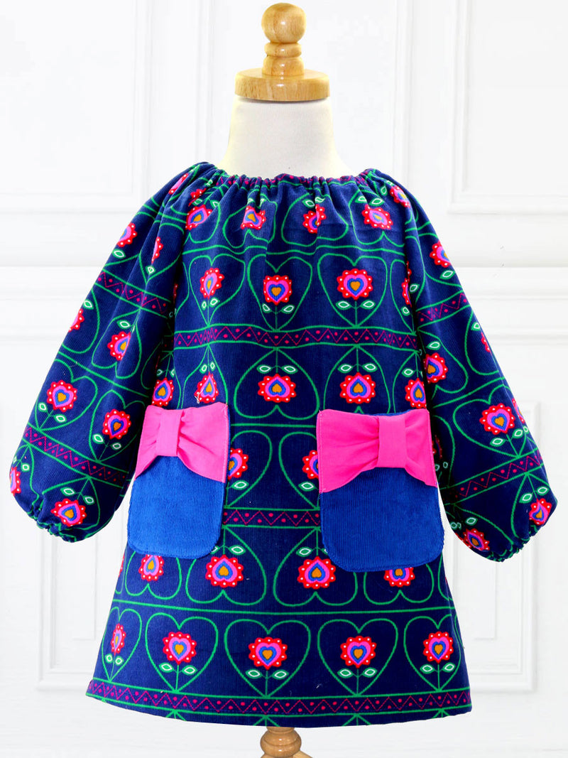 POPPY - Girls Peasant Dress Patterns - Short/Long Sleeve