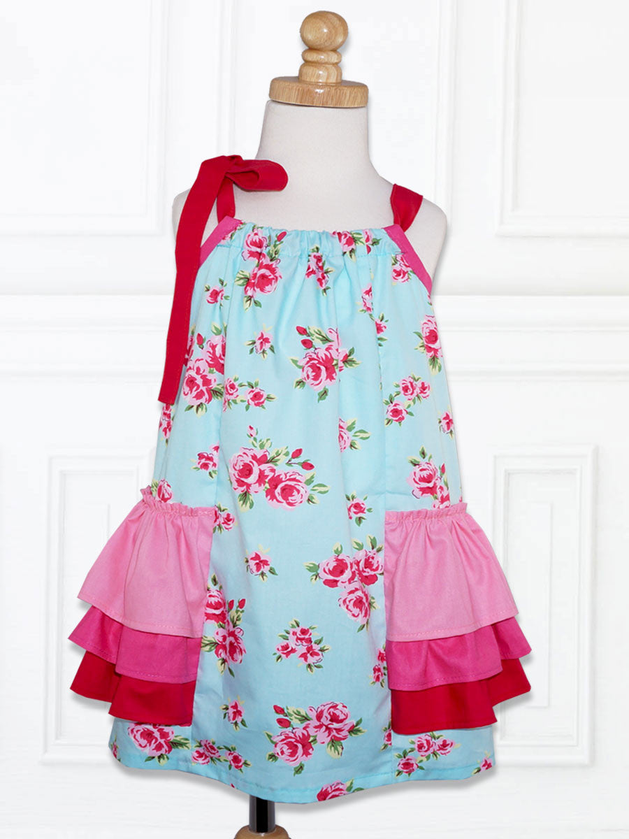 Summer Pillowcase Dress Sewing Pattern TREASURIE Summer Pillowcase Dress Sewing Pattern TREASURIE