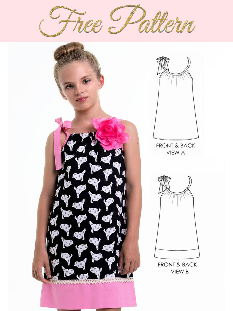 Girls Pillowcase Dress Pattern PENELOPE TREASURIE