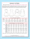 girls dress sewing pattern, tween dress sewing pattern, Elise