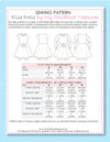 girls dress sewing pattern, tween dress sewing pattern, Elise