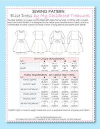 girls dress sewing pattern, tween dress sewing pattern, Elise