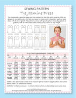 JASMINE - Girls Dress & Top Patterns