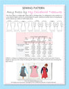 AMY - Girls Dress Patterns (2-10)(8-14)