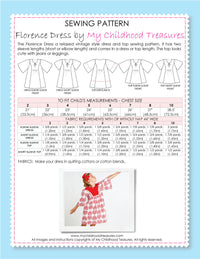 girls dress sewing pattern