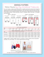 Baby & Toddler Bloomers Sewing Pattern – TREASURIE