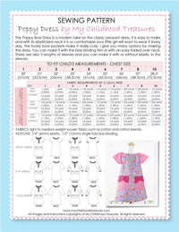 Poppy Dress sewing pattern by MCT