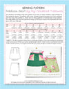 Madison Wrap skirt sewing pattern by MCT