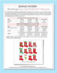 Christmas stocking pattern by MCT