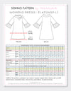 ELKE - Womens Dress Pattern (W37-L)