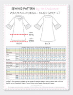 ELKE - Womens Dress Pattern - STRETCH (W37-L)