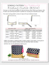 (B904) Folding Clutch Pattern, Purse Pattern