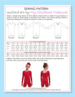 Unitard Patterns - Girls - UNITARD#3 - Short/Long Sleeve (LU03) – TREASURIE