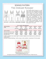 CHELSEA - Baby Ruffle Romper Pattern (0-36 Months)
