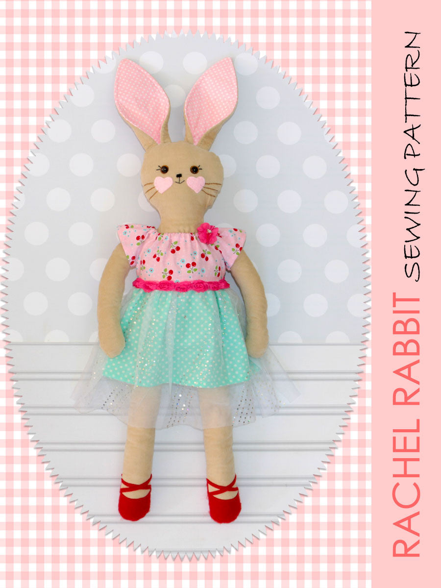 Rachel Rabbit TOY sewing pattern – TREASURIE