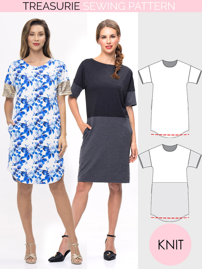 tshirt dress pattern