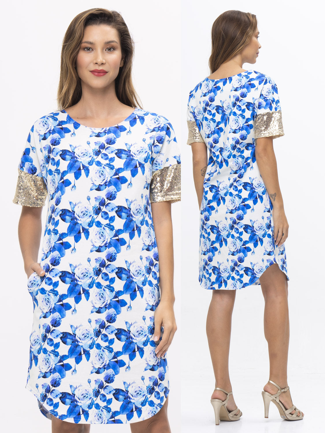 T-shirt Dress Sewing Pattern Womens TREASURIE T-shirt Dress Sewing Pattern Womens TREASURIE