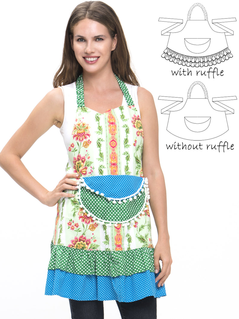 26+ Free Apron Patterns With Ruffles
